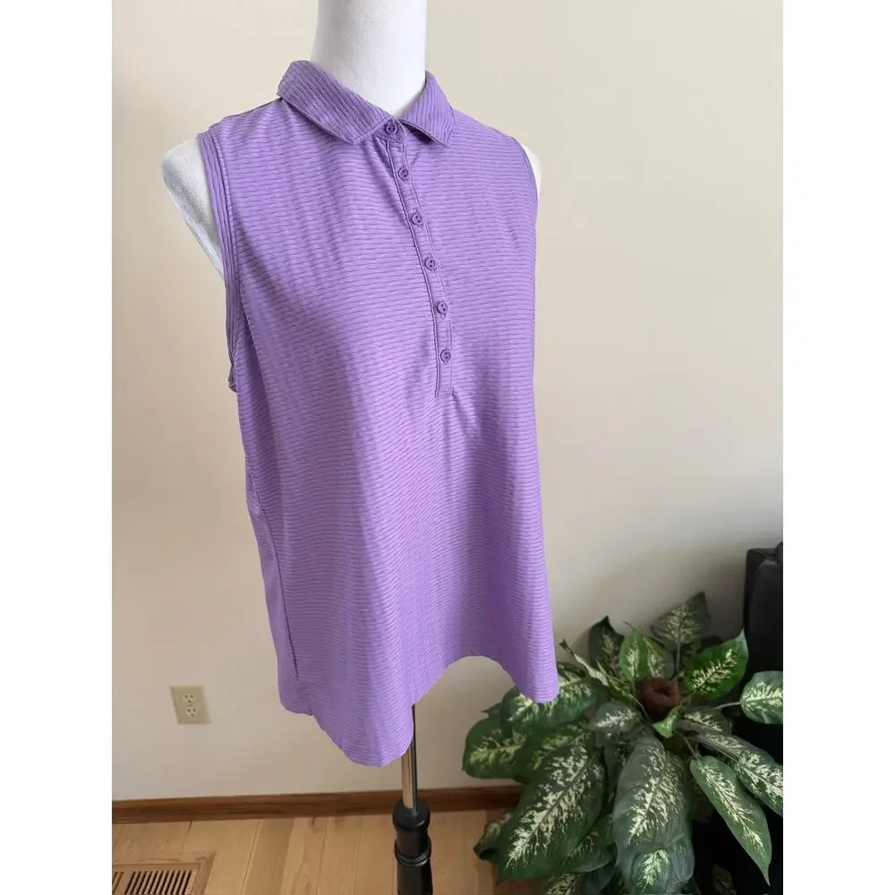 Calia by Carrie Underwood Purple Golf Tank - Picture 5 of 7